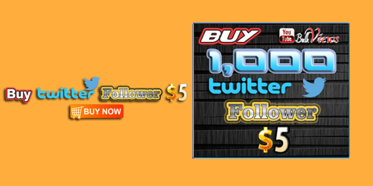 Buy Twitter Followers for $5