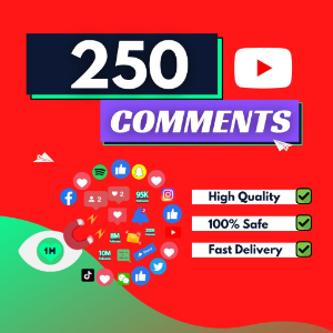 Buy 250 Youtube Comments