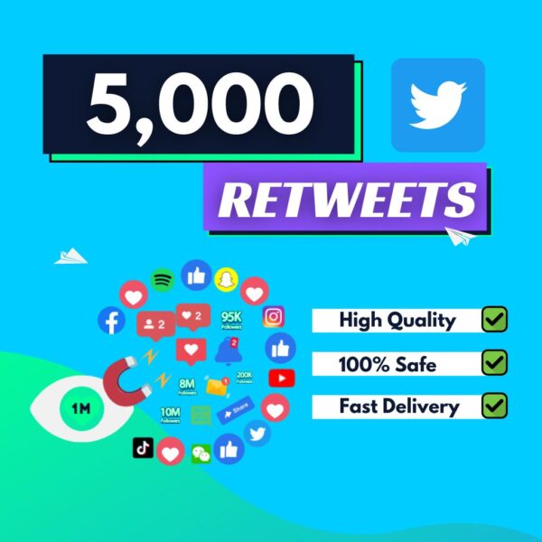 5000-Twitter-Retweets