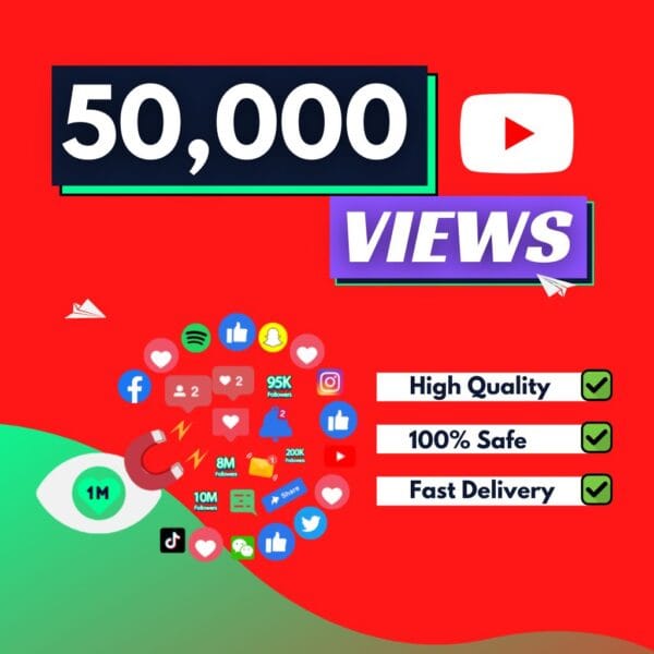 Buy 50000 YouTube Views http://youtubebulkviews.com/buy-youtube-views/