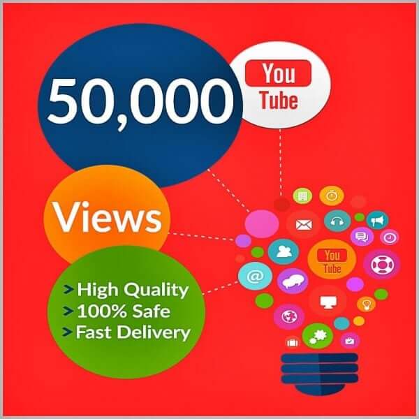 50000 YouTube Views