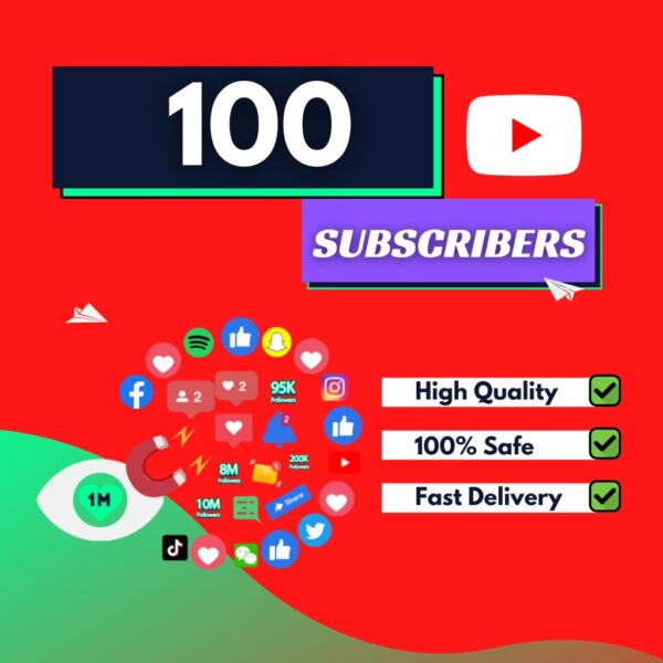 100 Youtube Subscribers