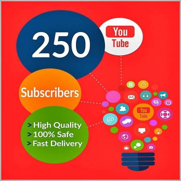 250 YouTube Subscribers