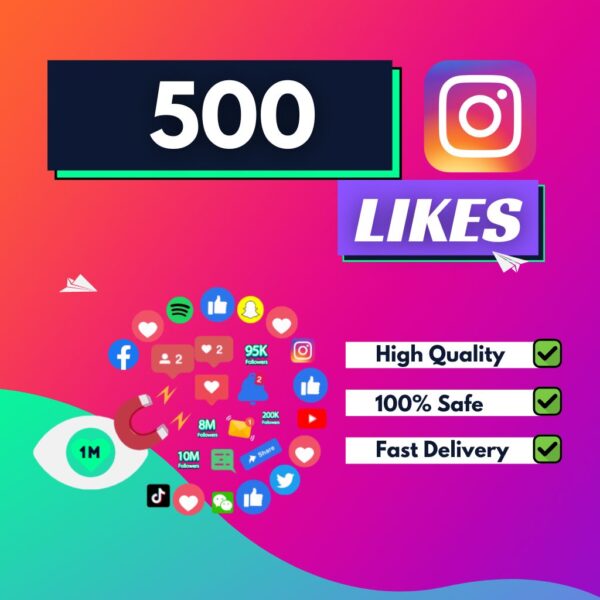 500 Instagram Likes