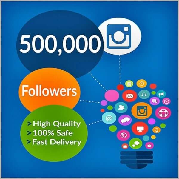 500000 Instagram Followers