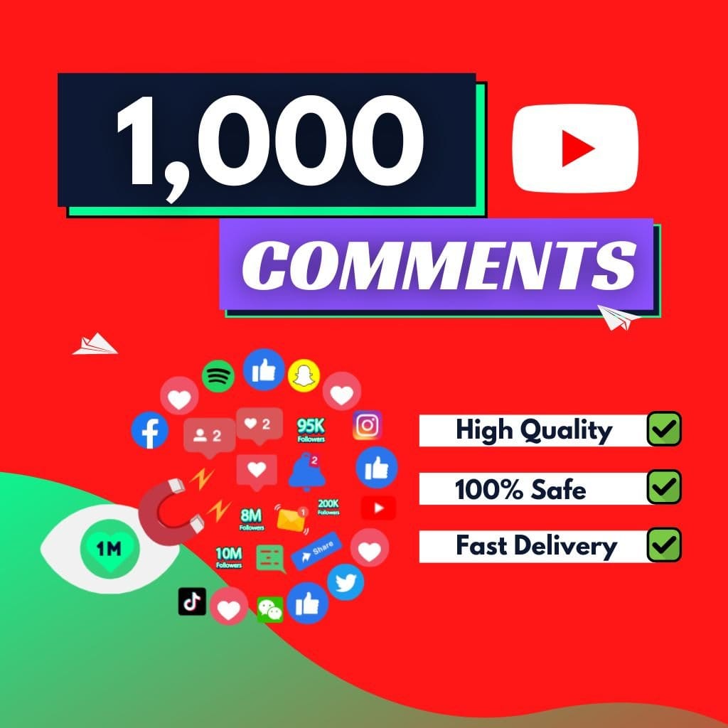 1000 YouTube Comments