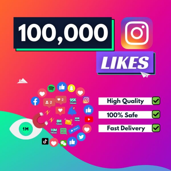 100000 Instagram Likes