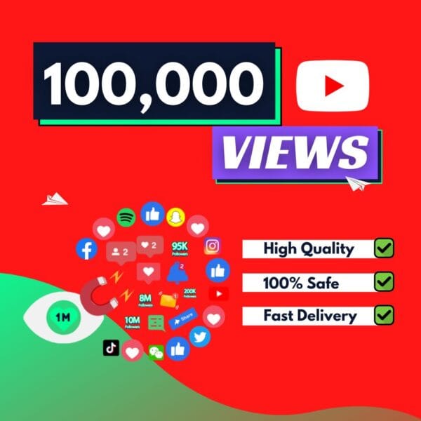 Buy 100000 YouTube Views