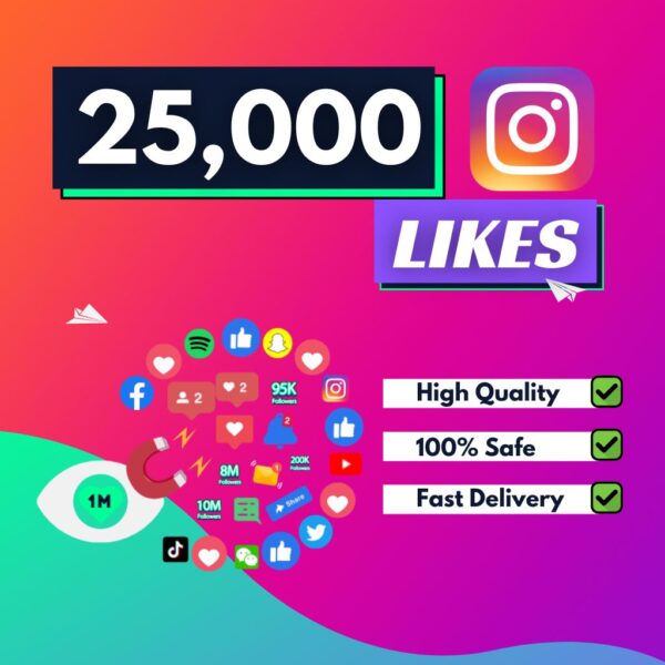 25000 Instagram Likes