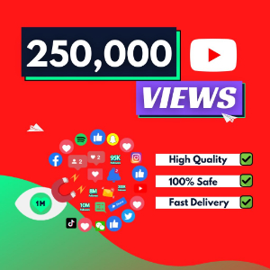 Buy 250000 YouTube Views