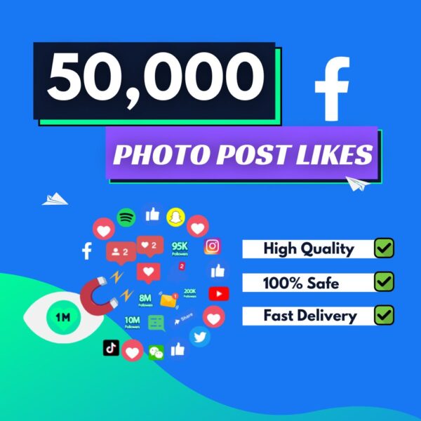 50000 facebook photo likes