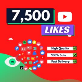 buy 7500 youtube likes