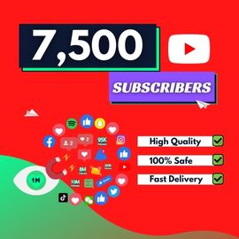 buy 7500 youtube subscribers