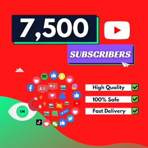 buy 7500 youtube subscribers