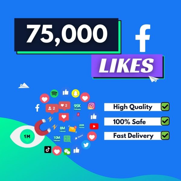 Buy 75000 Facebook Likes