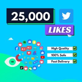 Buy 25000 Twitter Likes