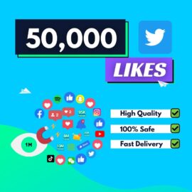 50000 Twitter Likes