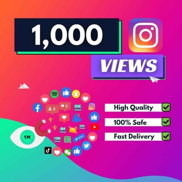 Buy 1000 Instagram Views