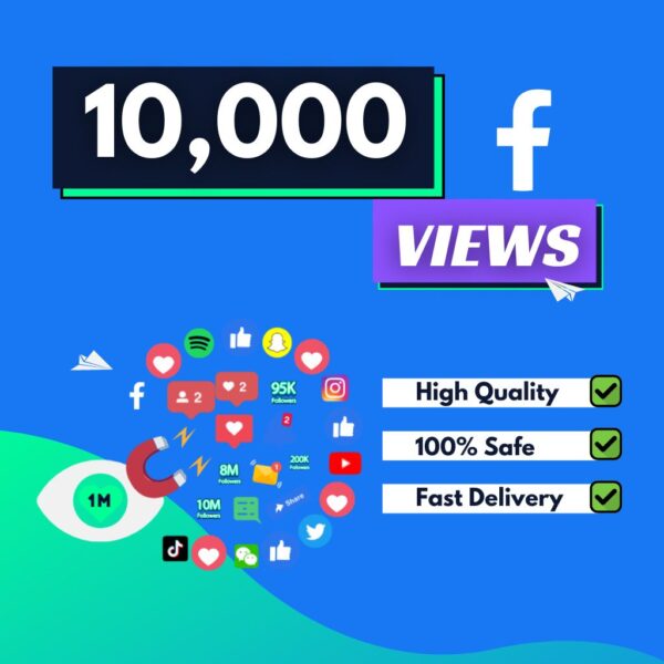 Buy 10000 facebook views