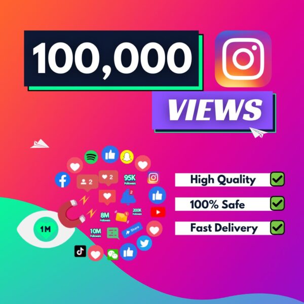 Buy 100000 instagram views