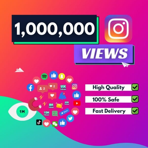 Buy 1 Million Instagram Views