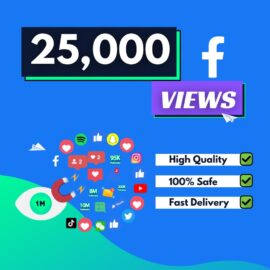 Buy 25000 facebook views