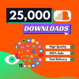 25000 soundcloud downloads