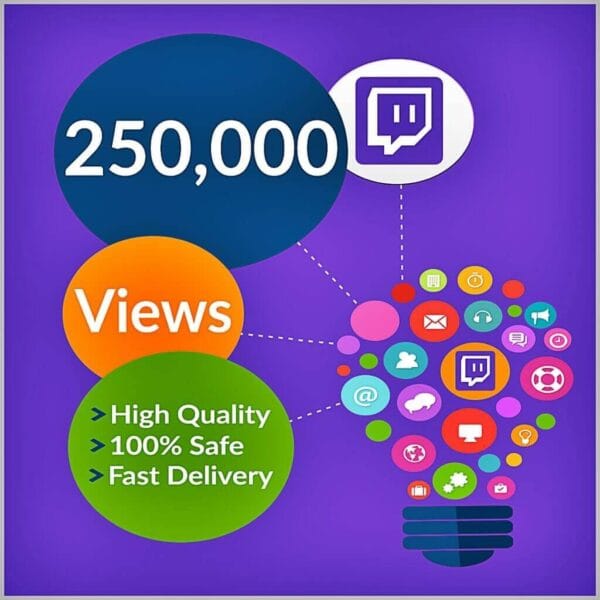 Buy 250000 twitch views