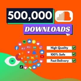 500000 soundcloud downloads