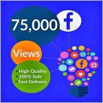 75000 facebook views