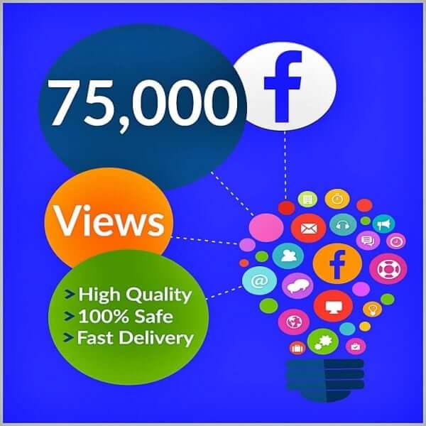 Buy 75000 facebook views