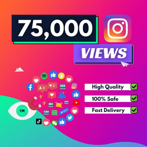 Buy 75000 instagram views