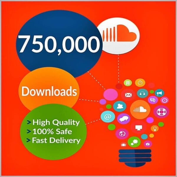 750000 soundcloud downloads