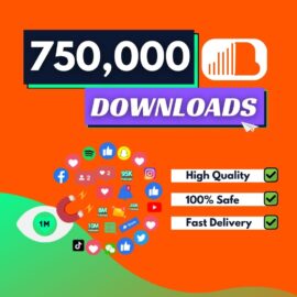 750000 soundcloud downloads