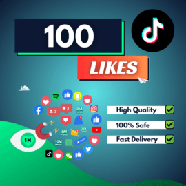 100 TikTok likes