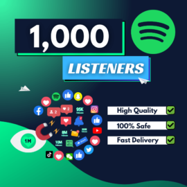 1000 Spotify Listeners