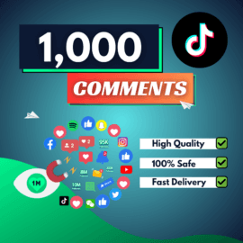 1000 TikTok Comments