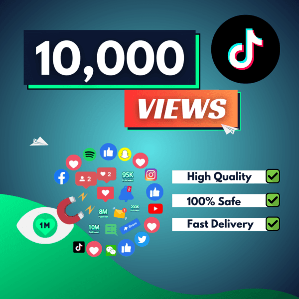 10000 TikTok Views