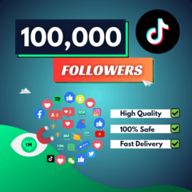 100000 TikTok Followers