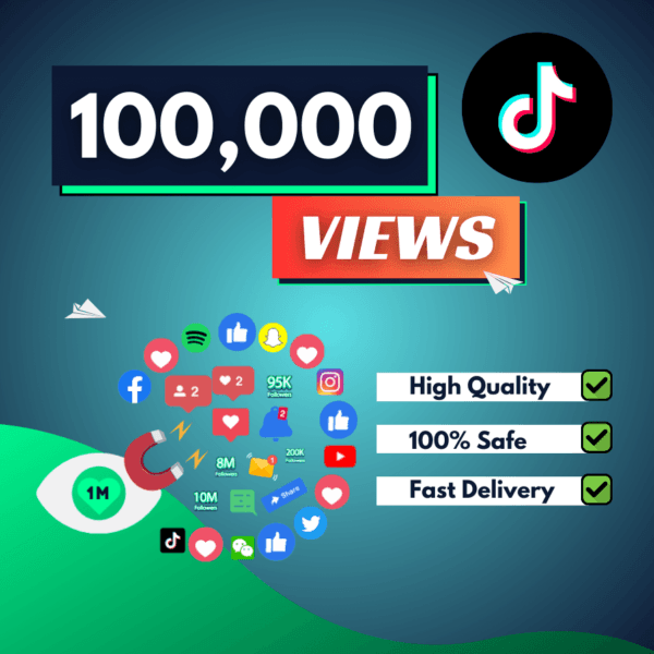 100000 TikTok Views