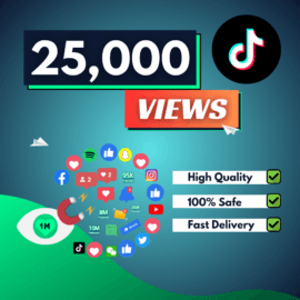 25000 TikTok Views