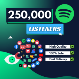 250000 Spotify Listeners