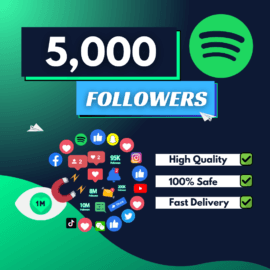 5000 Spotify Followers