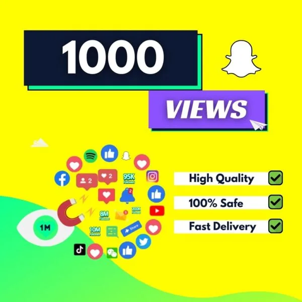 1000 Snapchat Views