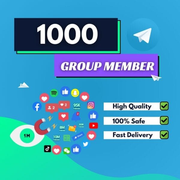 Buy 1000 Telegram Group Members
