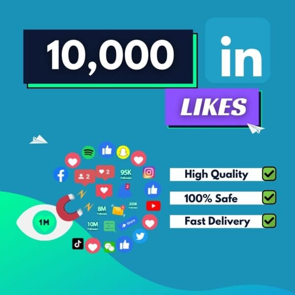 10000 Linkedin Likes