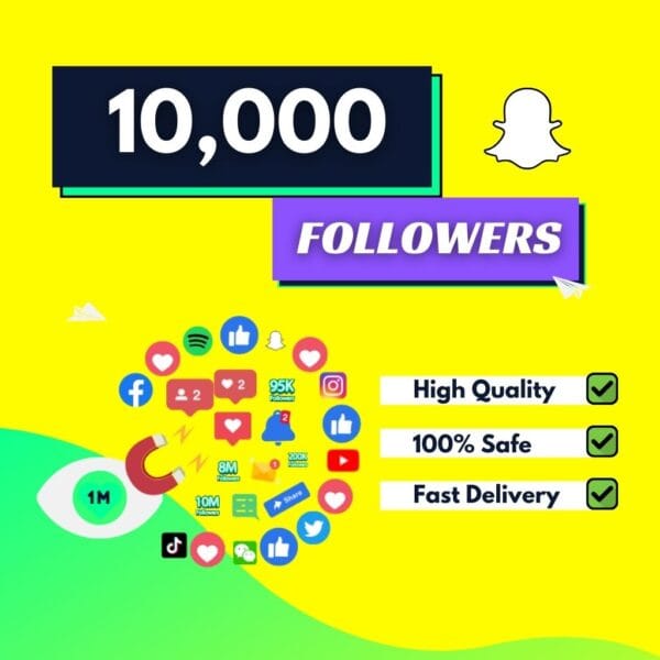 10000 Snapchat Followers