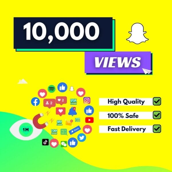 Buy 10000 Snapchat Views