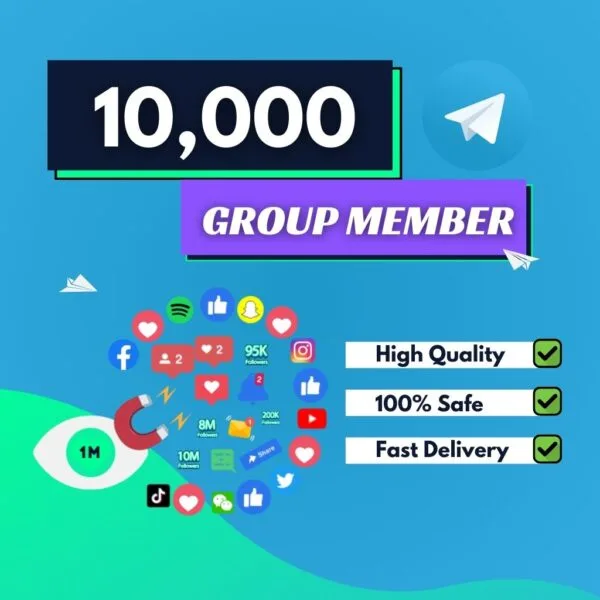 Buy 10000 Telegram Group Members