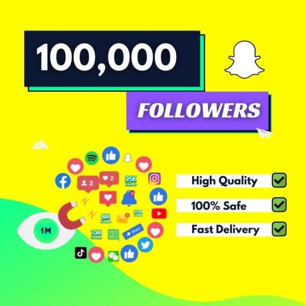100000 Snapchat Followers